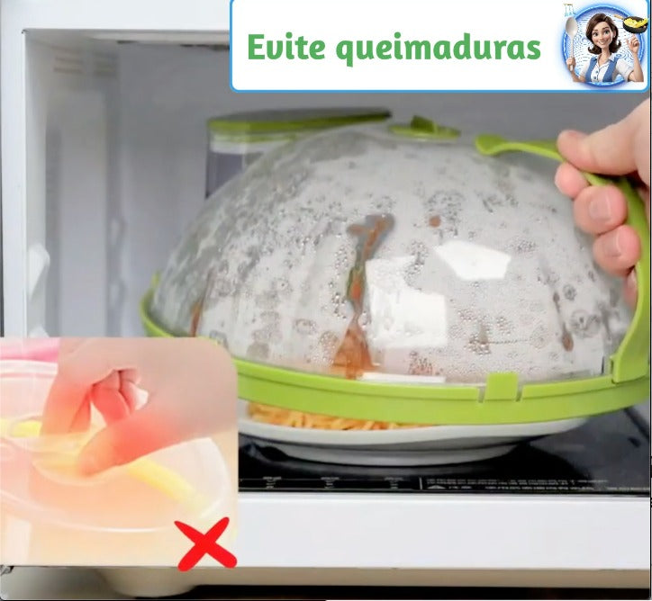 Microwave Cover - Mantenha sua refeição suculenta e nutritiva