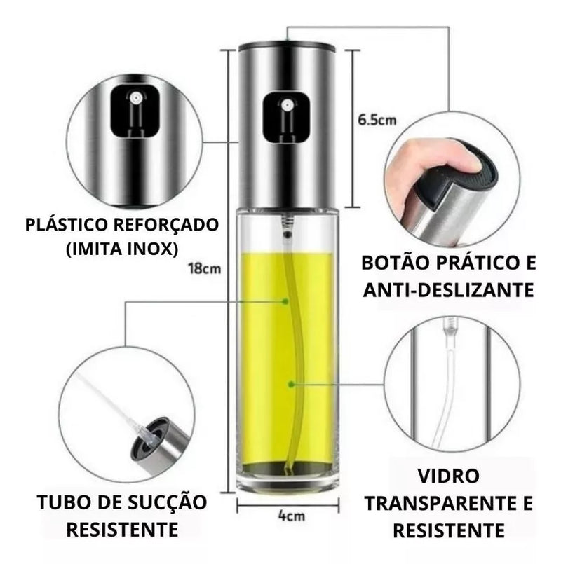 TemperaChef PRO - Pulverizador para Azeite e Vinagre (ÚLTIMAS UNIDADES)