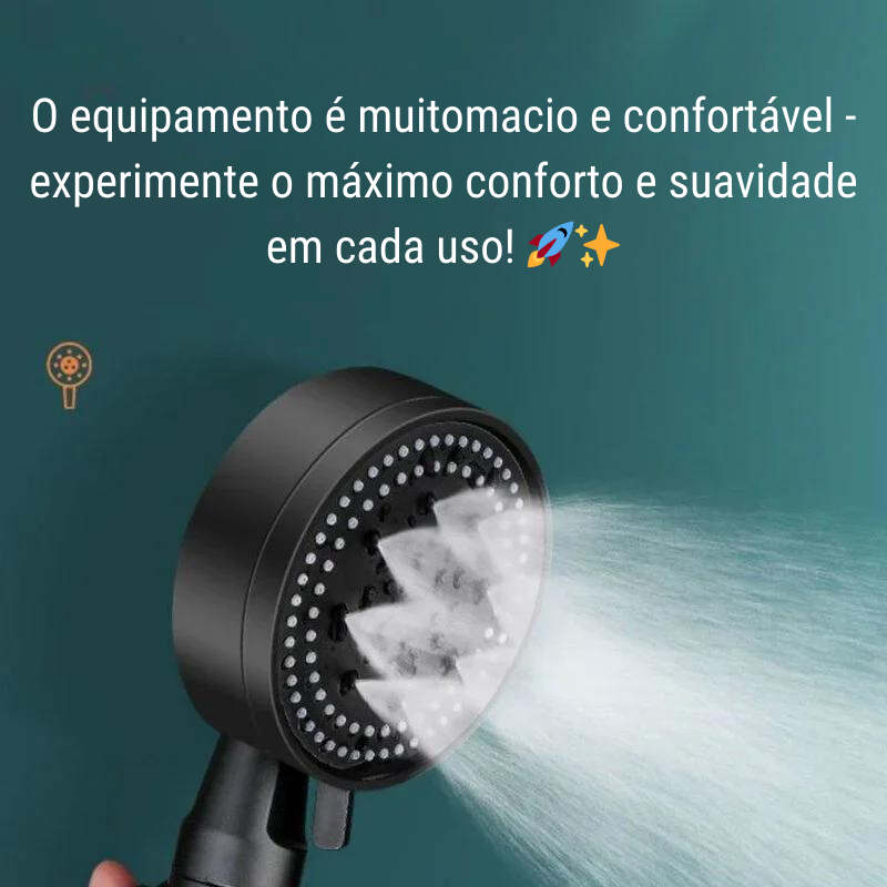 🔥 20% DE DESCONTO! 🔥 Chuveiro Multifuncional de Alta Pressão